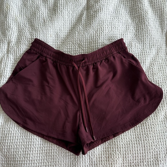 lululemon athletica Pants - Lululemon Athletica Red Athletic Shorts Lightweight Breathable Design